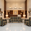 Sugar Mill Stripe - Paloma Upholstered Sofa | Architectural Fabrics