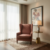 Triangle Reef - Rhubarb Upholstered Chair | Architectural Fabrics