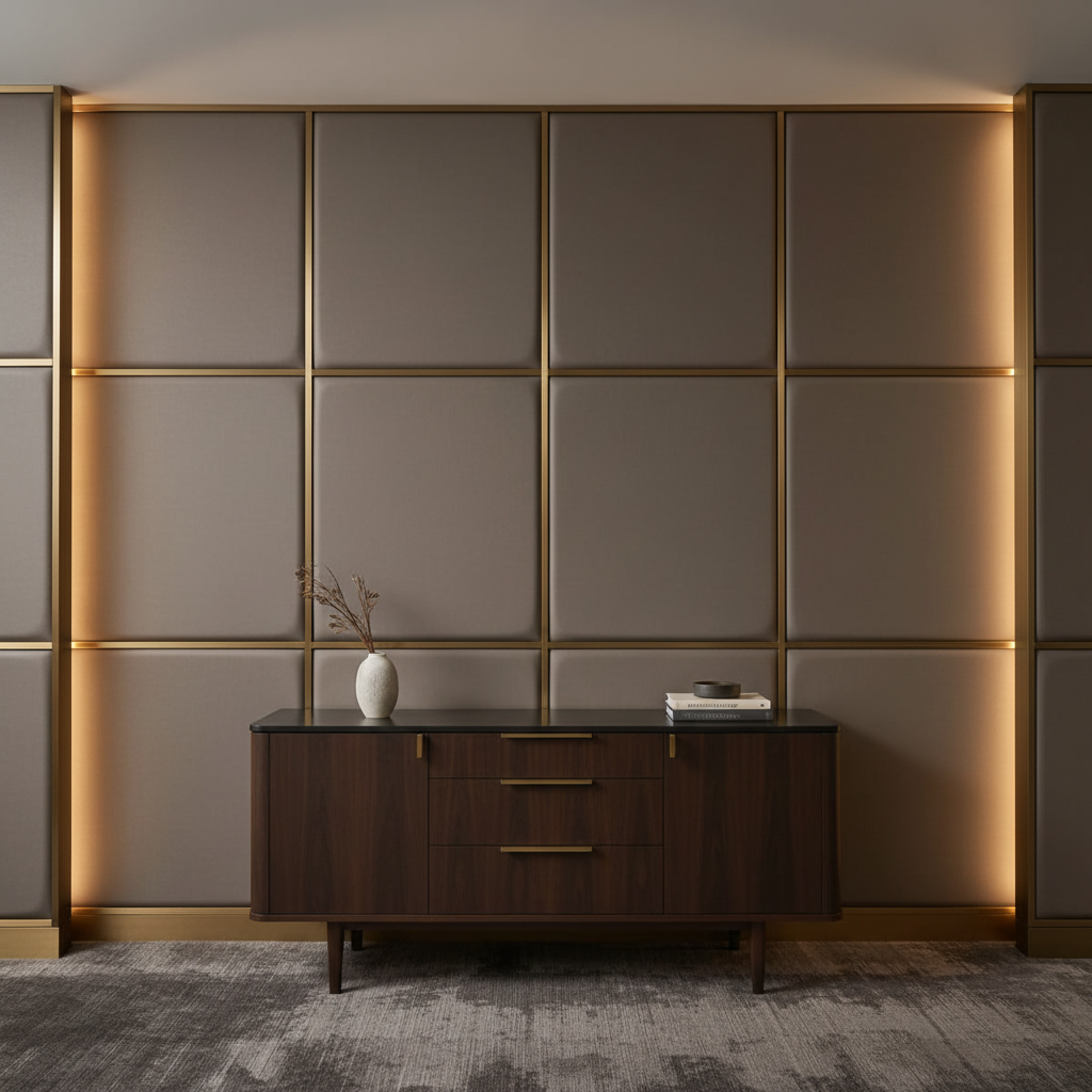 Luxury Cay - Gust Upholstered Wall Panel | Architectural Fabrics