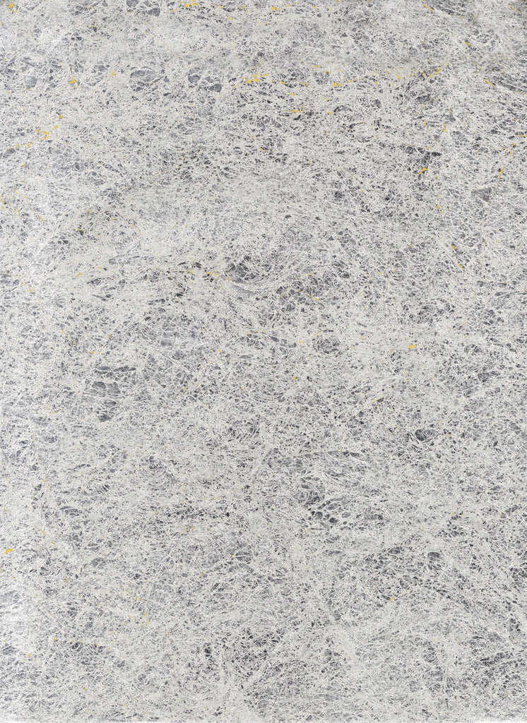 Captiva-Fog Metal Leaf Wallcovering | Phillipe Romano — MTL-500050