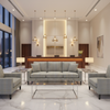 Stingray City - Patina Upholstered Sofa | Architectural Fabrics