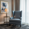 Savannah Bay - Blueberry Upholstered Chair | Architectural Fabrics