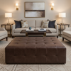 Bastia - Bastia Performance Polyurethane Upholstered Ottoman | Architectural Fabrics