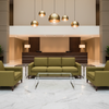Linen Island - Grass Upholstered Sofa | Architectural Fabrics