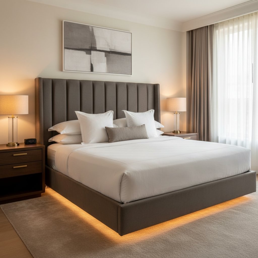 Analog - Analog Etched Polyurethane Upholstered Headboard | Architectural Fabrics