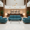 Aarden - Teal Tide Silicone Hybrid Upholstered Sofa | Architectural Fabrics