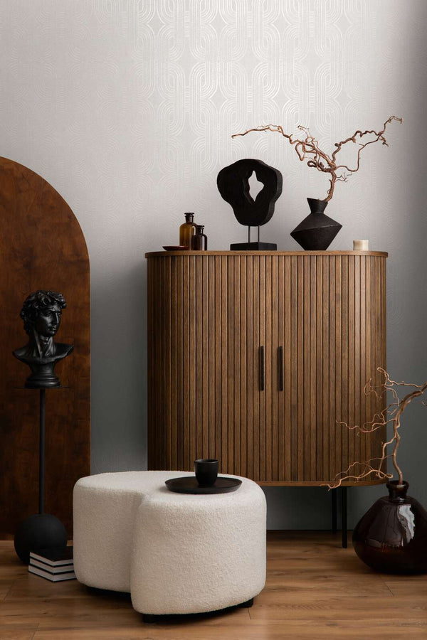 French Affair Light Grey Wallcovering | AS Creation