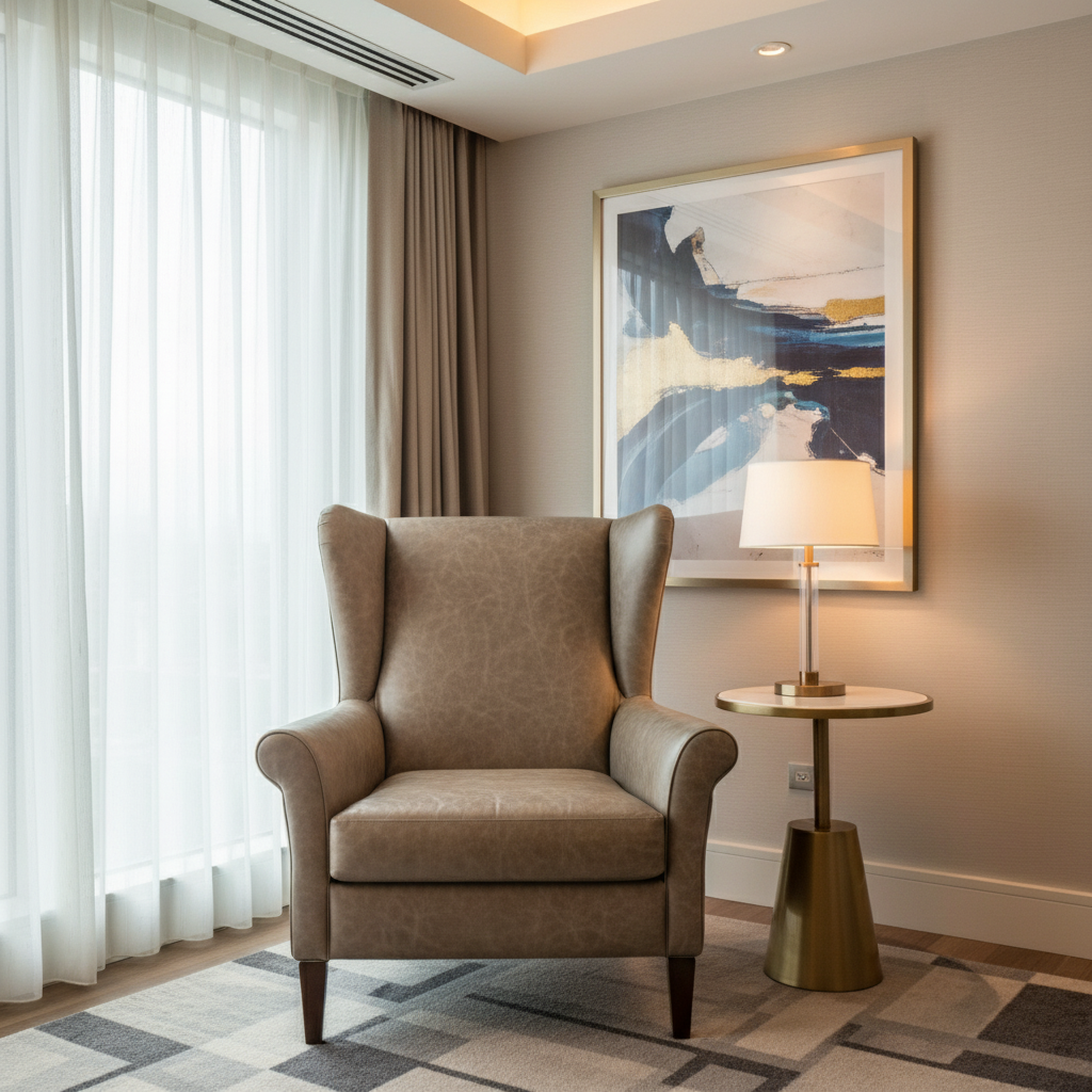 Alamo - Tundra Performance Vinyl Upholstered Chair | Architectural Fabrics