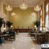 Nice Reima | Hollywood Wallcoverings - Hotel Lobby commercial room setting