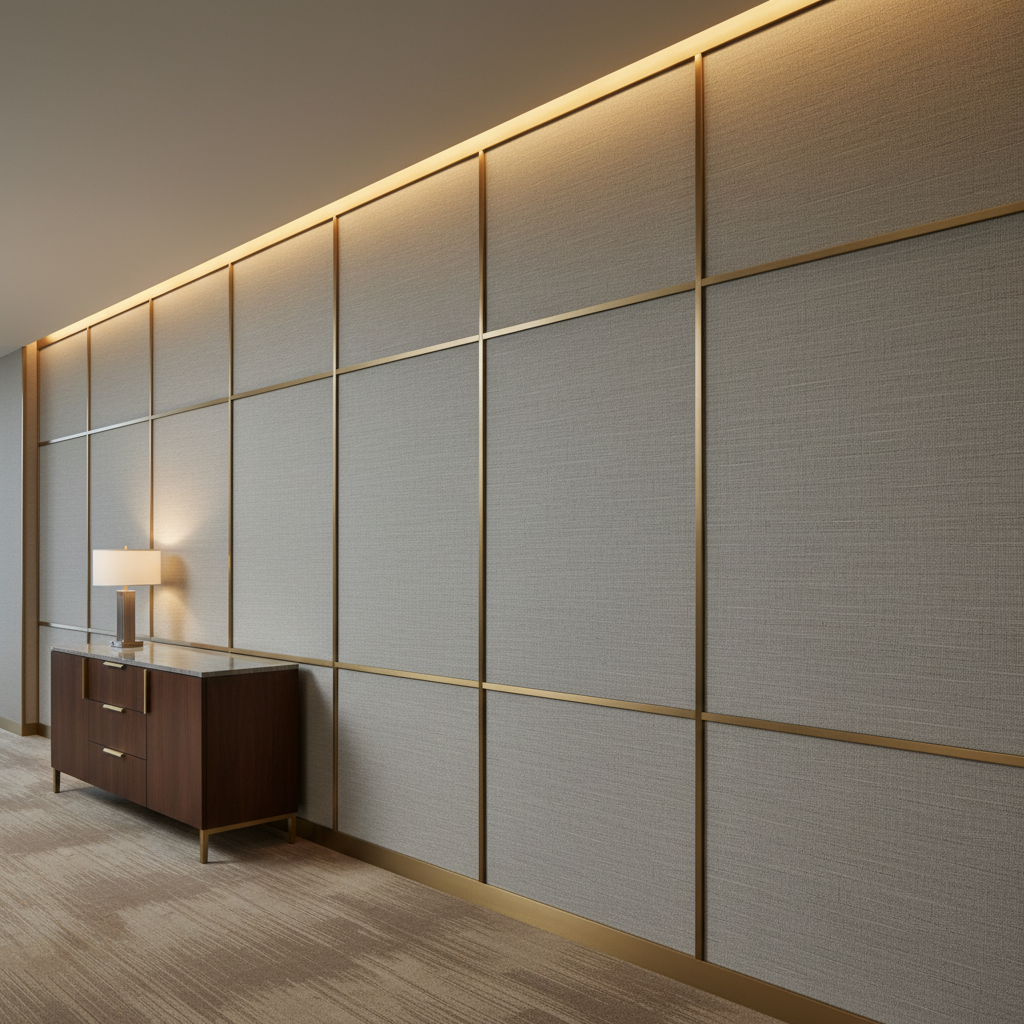 Abaca - Silverleaf Tekloom Performance Upholstered Wall Panel | Architectural Fabrics