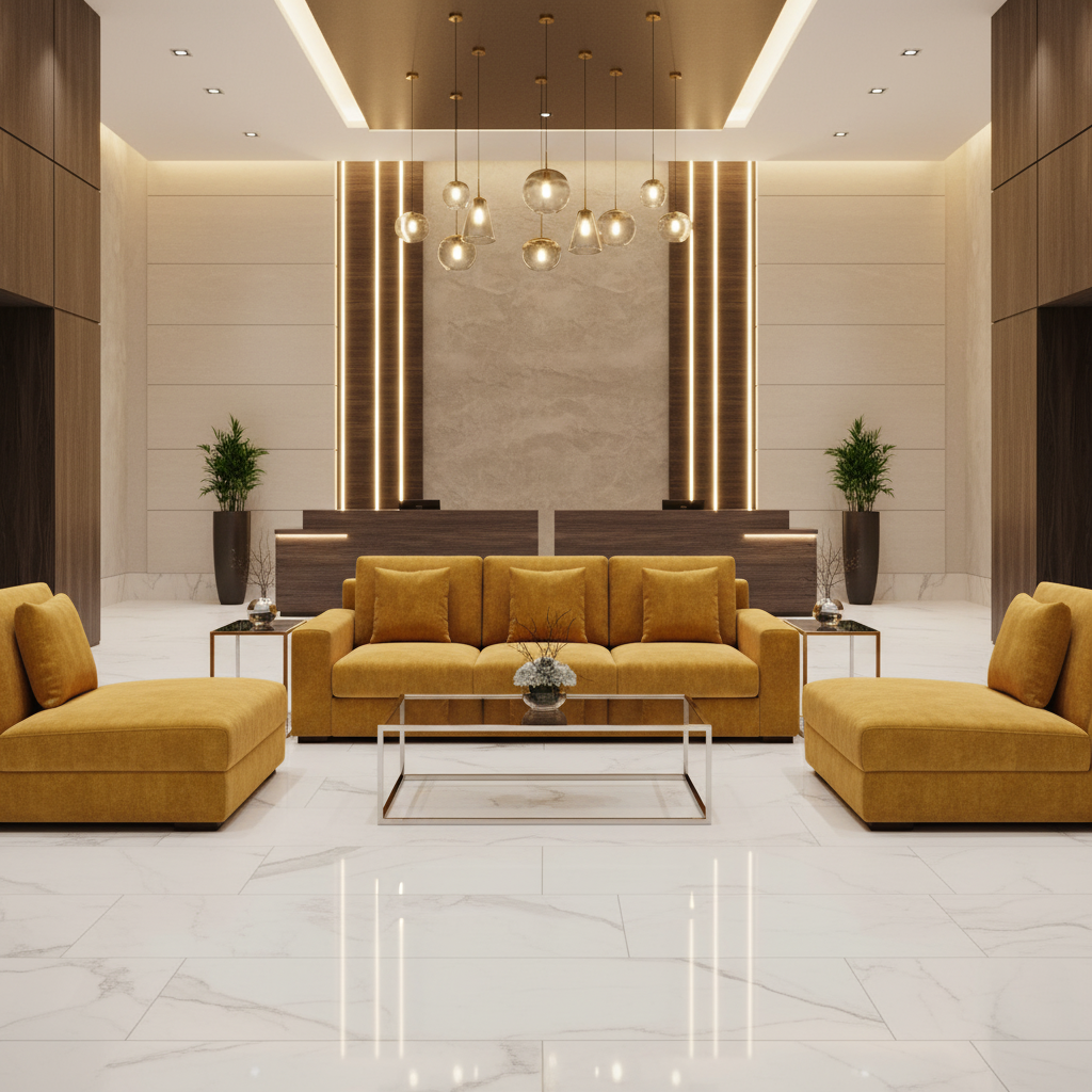 Peter Island - Goldenrod Upholstered Sofa | Architectural Fabrics