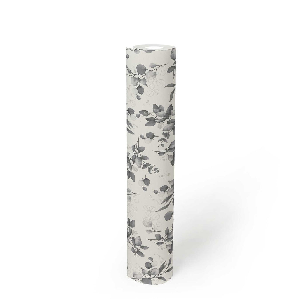 Pure Elegance Light Grey Wallcovering | AS Creation