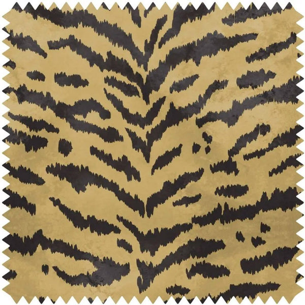Tigre Taupe Velvet Neutral, Yard Wallcoverings | House of Hackney