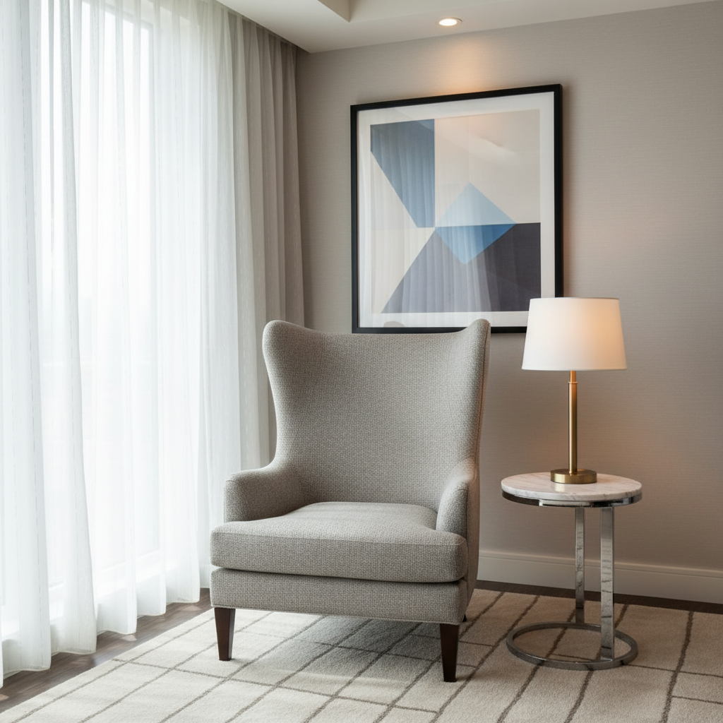 Punch Bowl - Aluminum Upholstered Chair | Architectural Fabrics