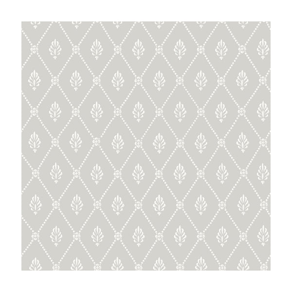 Alma - Grey  By Cole & Son | Cole & Son Archive Anthology |Diamond Geometric Wallcovering Print