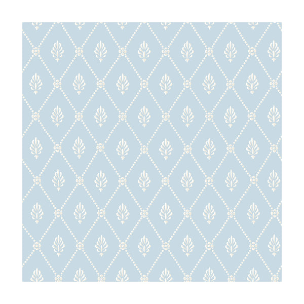 Alma - Blue  By Cole & Son | Cole & Son Archive Anthology |Diamond Geometric Wallcovering Print
