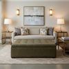 Vintage Harbor - Meadow Upholstered Ottoman | Architectural Fabrics