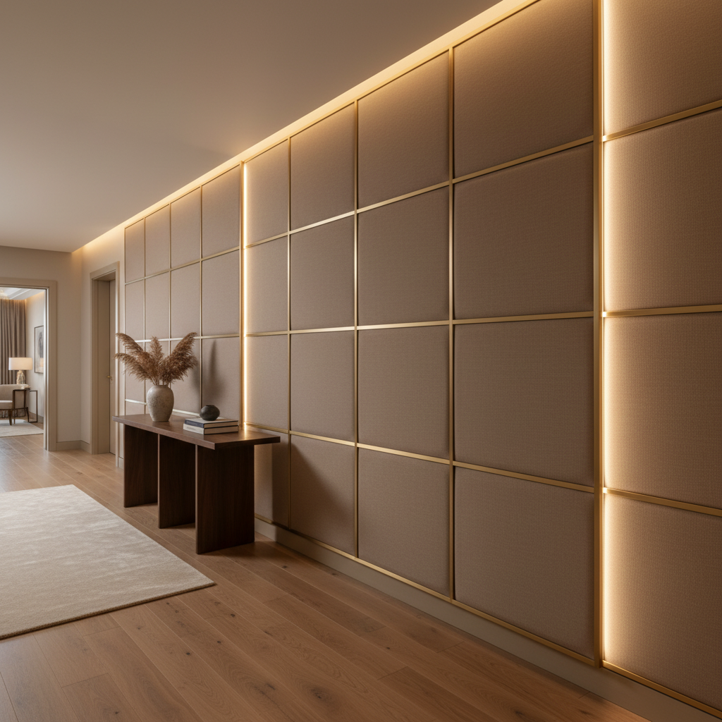 Soper Hole - Bark Upholstered Wall Panel | Architectural Fabrics