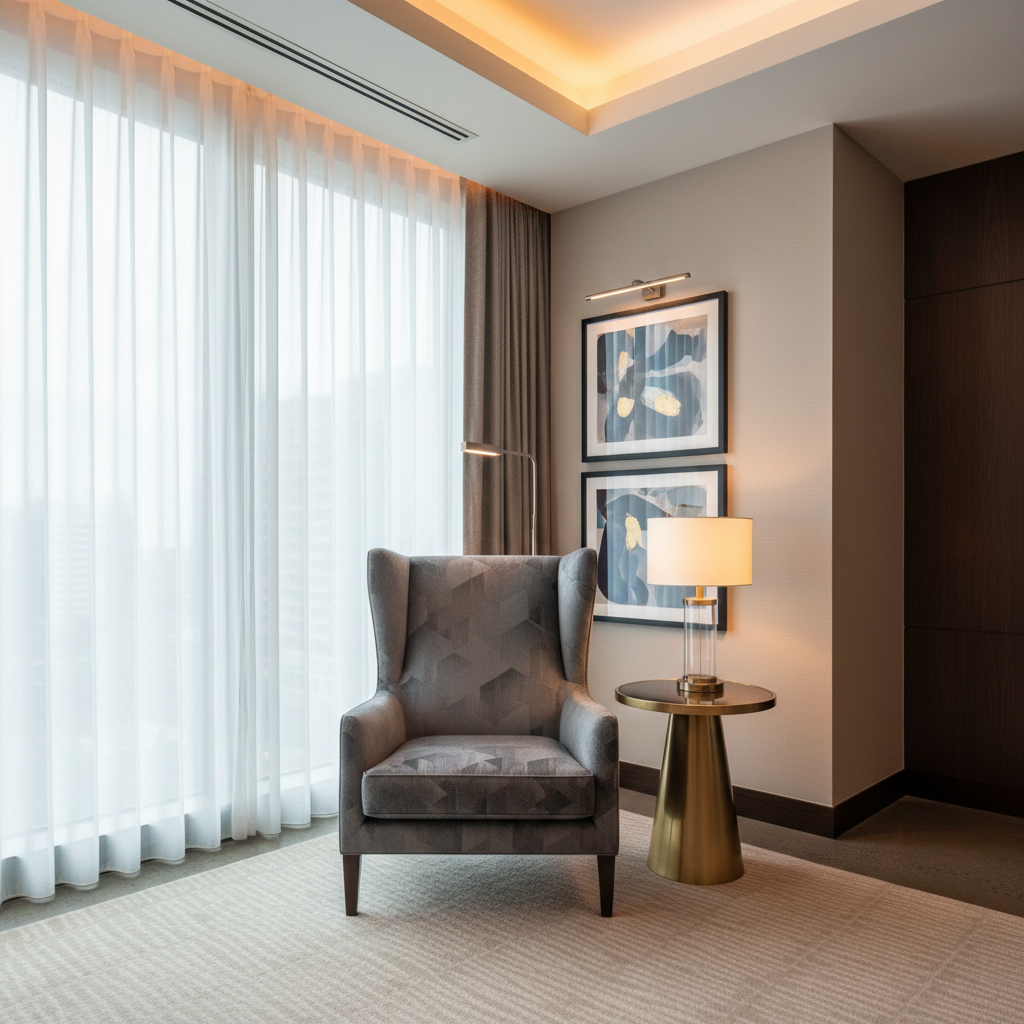 Richlands Gray Upholstered Chair | Architectural Fabrics