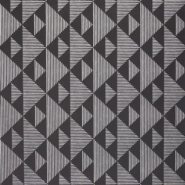Kappazuri Geometric 01 Graphite Wallpaper | Designers Guild Europe