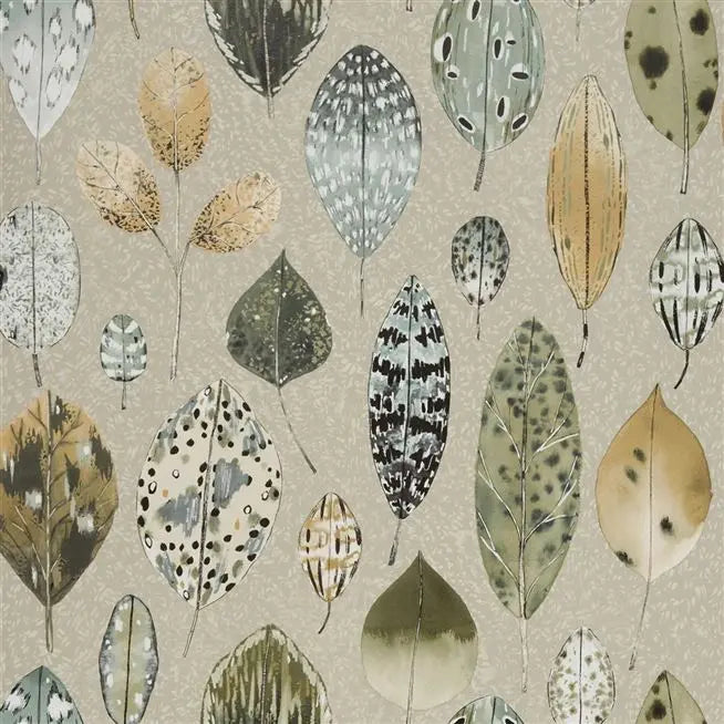 Tulsi 02 Birch Wallpaper | Designers Guild Europe