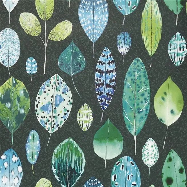 Tulsi 01 Viridian Wallpaper | Designers Guild Europe