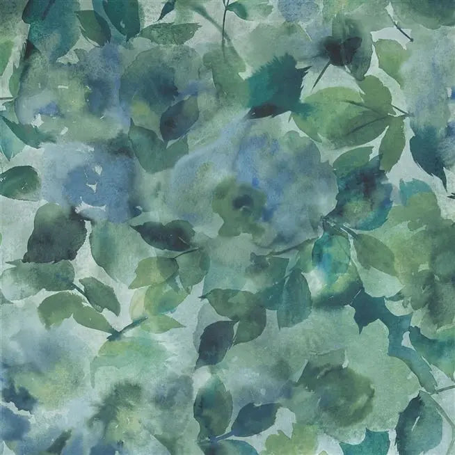 Surimono Water Color 04 Celeadon Wallpaper | Designers Guild Europe
