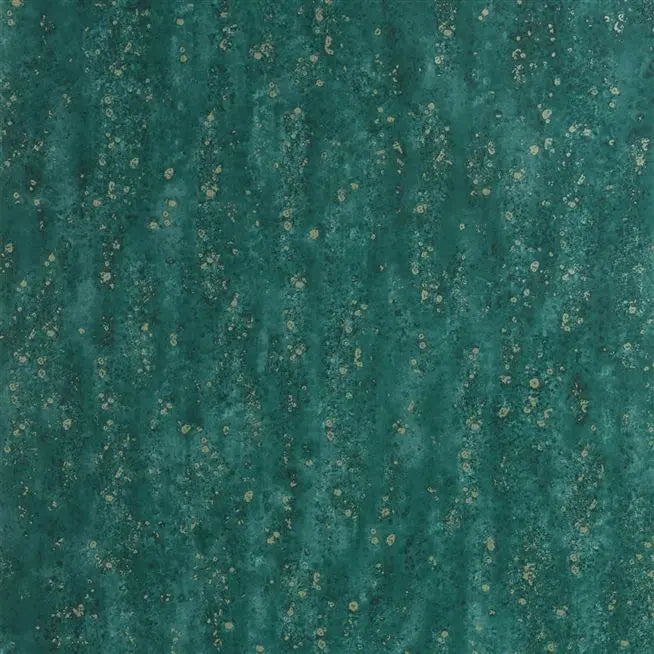 Shirakawa Small Scale 07 Veridian, Green Wallpaper | Designers Guild Europe