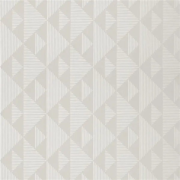 Kappazuri Geometric 05 Cloud Wallpaper | Designers Guild Europe
