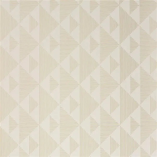 Kappazuri Geometric 03 Ivory Wallpaper | Designers Guild Europe