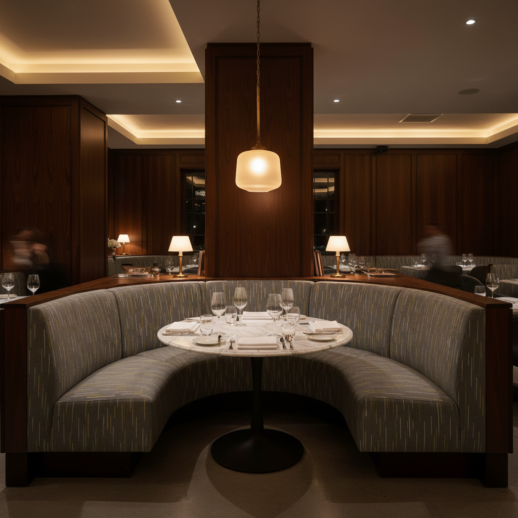 Stitchwork Bay - Mystic Upholstered Banquette | Architectural Fabrics