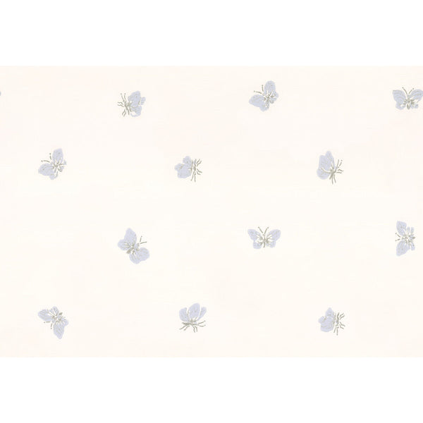 Peaseblossom - White &Lilac  By Cole & Son | Cole & Son Whimsical | Animal/Insects Wallcovering Print