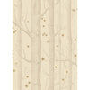 Woods & Stars - Buff/Gold  By Cole & Son | Cole & Son Whimsical | Novelty Wallcovering Print
