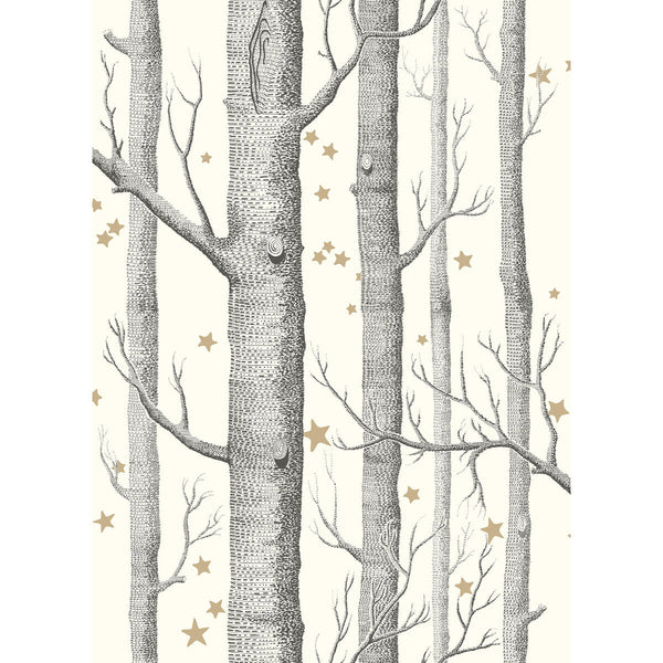 Woods & Stars - Black/White | Cole & Son