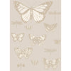 Butterflies & Dragonflies - Grey  By Cole & Son | Cole & Son Whimsical | Animal/Insects Wallcovering Print