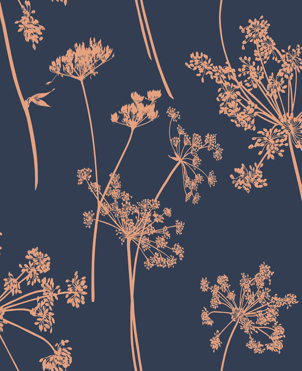Anthriscus Dusk Wallcovering | Graham & Brown