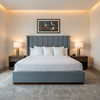 Soper Hole - Sky Upholstered Headboard | Architectural Fabrics