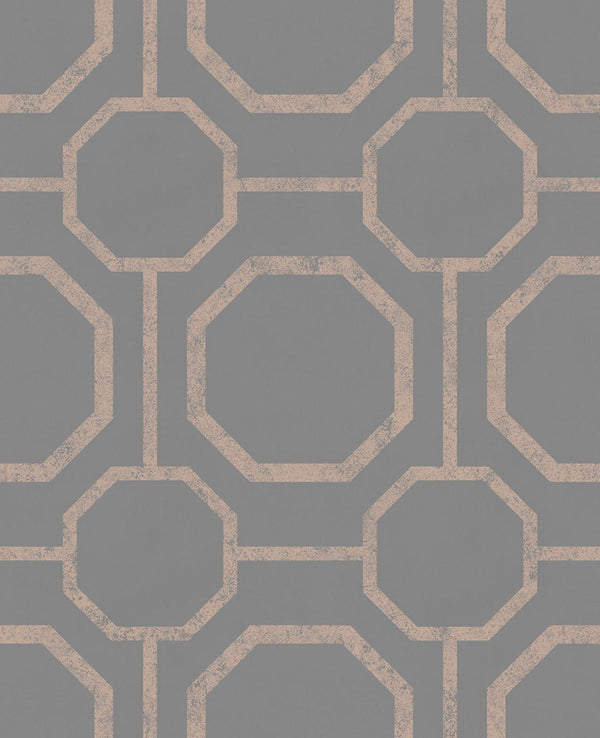 Sashiko Rose Gold Wallcovering | Graham & Brown