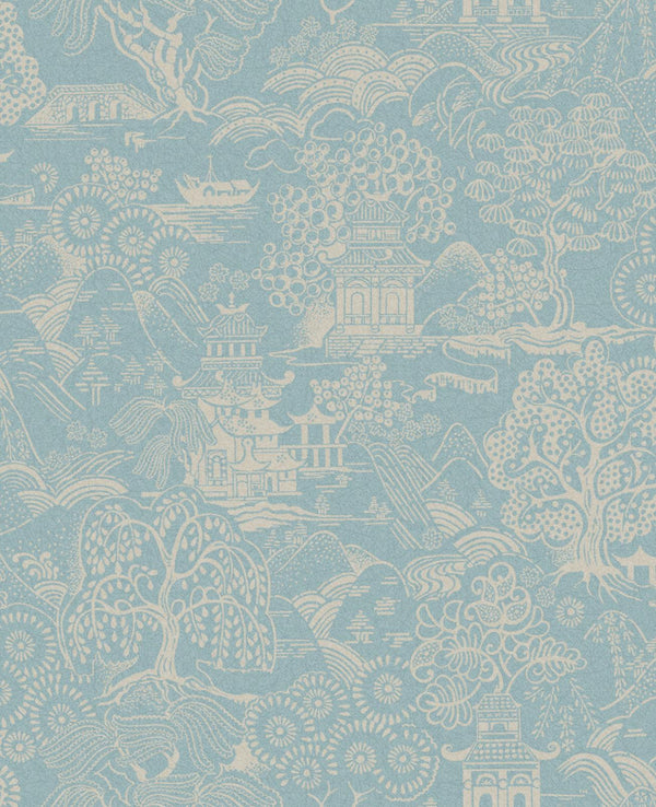 Basuto Duck Egg Wallcovering | Graham & Brown