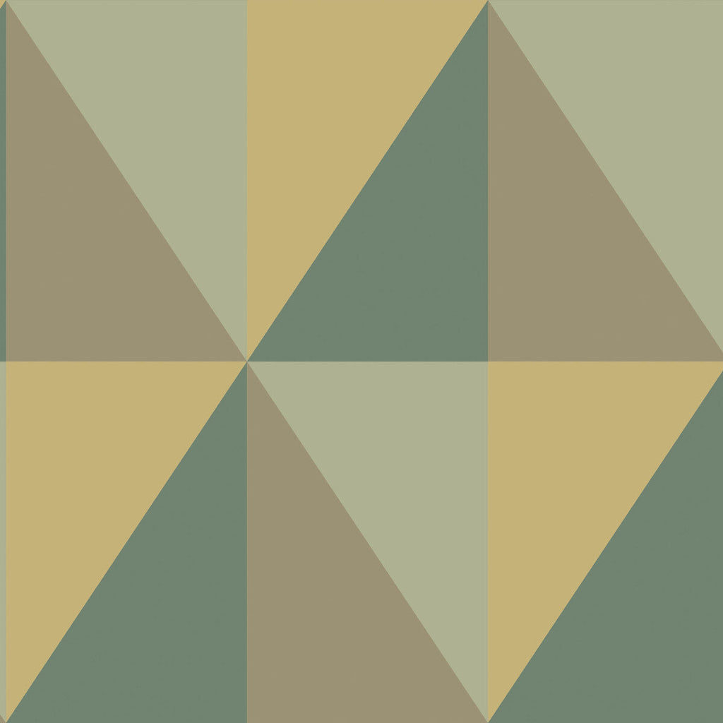 Apex Grand - Green  By Cole & Son | Cole & Son Geometric Ii |  Wallcovering Print