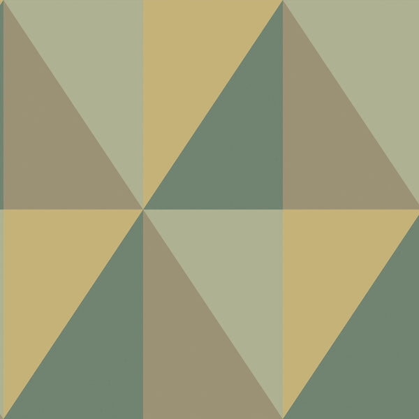 Apex Grand - Green  By Cole & Son | Cole & Son Geometric Ii |  Wallcovering Print