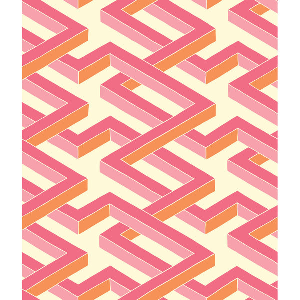 Luxor - Pink  By Cole & Son | Cole & Son Geometric Ii |  Wallcovering Print