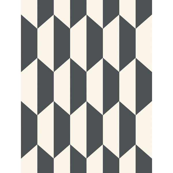 Tile - Black And White  By Cole & Son | Cole & Son Geometric Ii |  Wallcovering Print