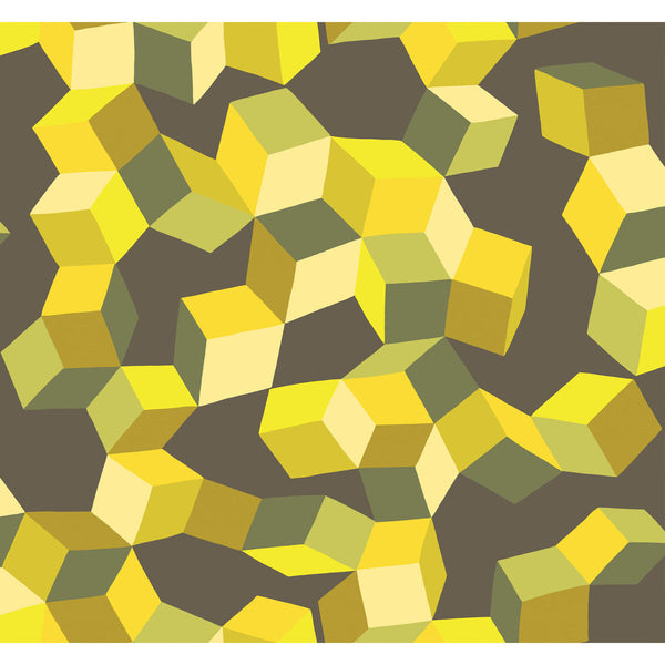 Puzzle - Yellow And Black  By Cole & Son | Cole & Son Geometric Ii |  Wallcovering Print