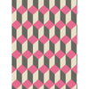 Delano - Pink And Black  By Cole & Son | Cole & Son Geometric Ii |  Wallcovering Print
