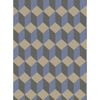 Delano - Blue And Black  By Cole & Son | Cole & Son Geometric Ii |  Wallcovering Print
