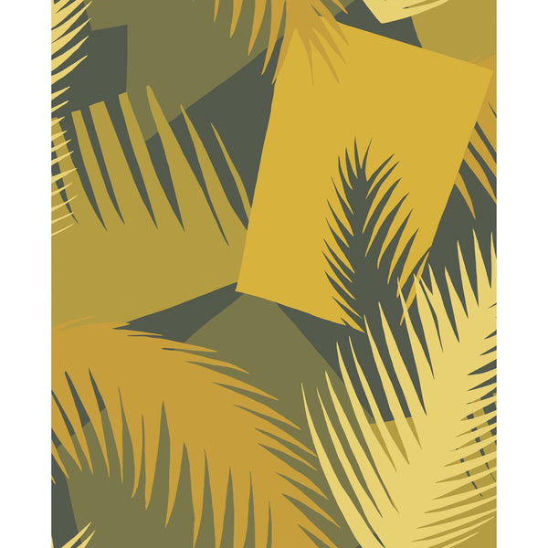 Deco Palm - Yellow  By Cole & Son | Cole & Son Geometric Ii |  Wallcovering Print