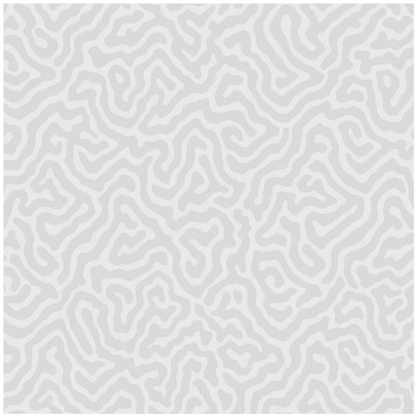 Coral - Dove Light Grey By Cole & Son | Cole & Son Landscape Plains |  Wallcovering Print