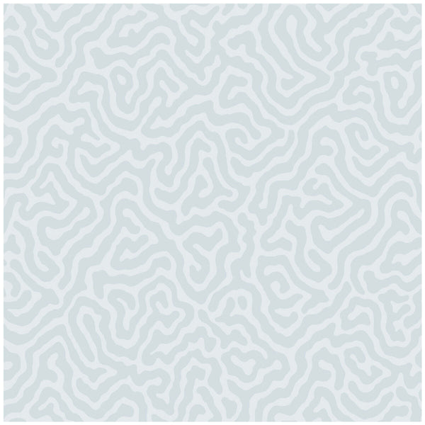 Coral - Powder Blue Slate | Cole & Son