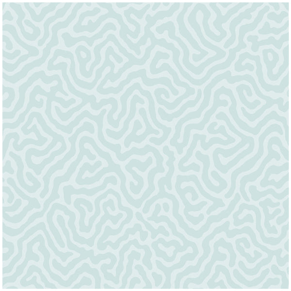 Coral - Print Room Blue Turquoise By Cole & Son | Cole & Son Landscape Plains |  Wallcovering Print